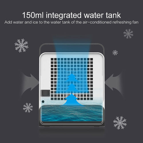 4-in-1 Portable Mini Air Cooler – Personal Fan, Humidifier & Air Purifier