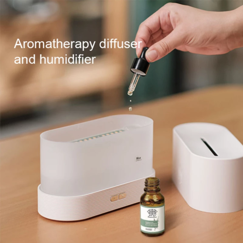 Flame Aroma Diffuser & Air Humidifier – Ambient Flame Lamp for Home