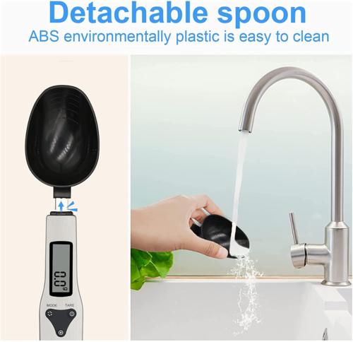 Digital Measuring Spoon Scale – Precise Kitchen Food Scale for Cooking & Baking